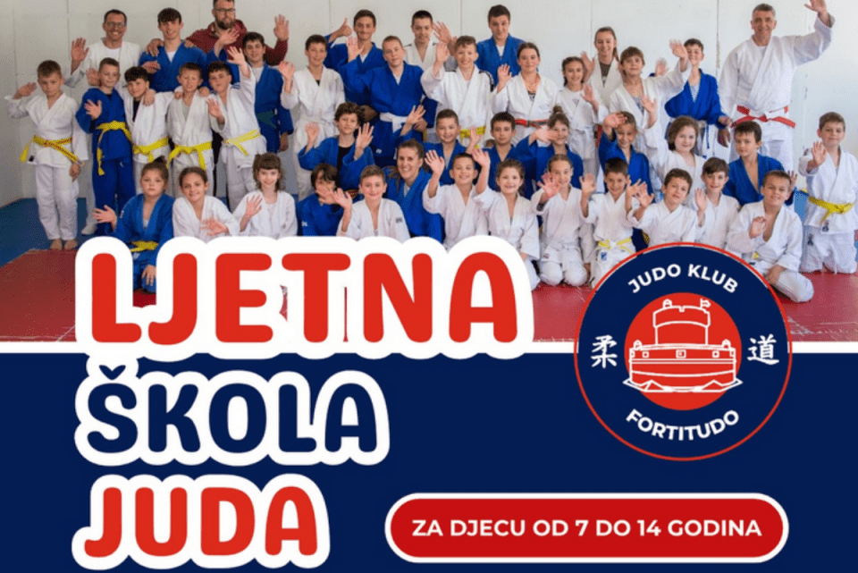 Ljetna škola juda u JK Fortitudo. Besplatni treninzi za djecu od 7 do 14 godina